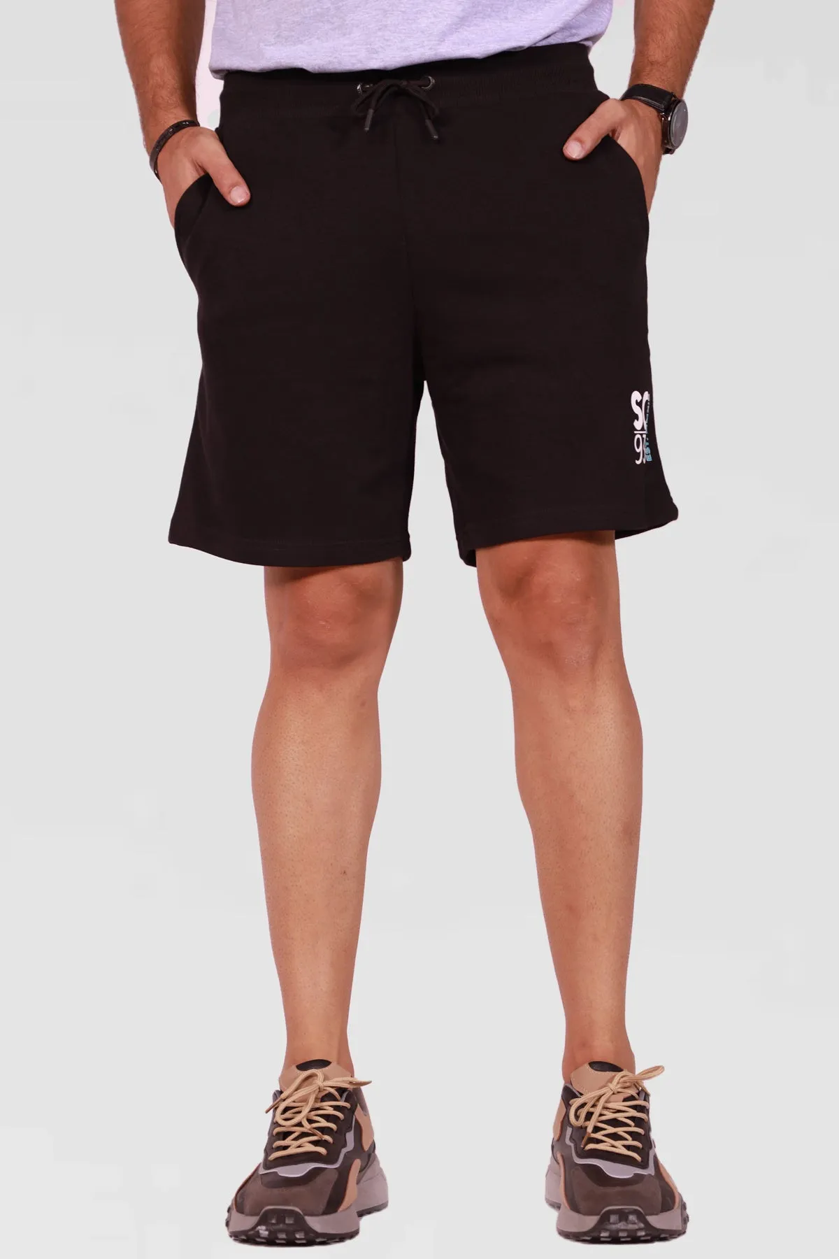 Basic Black SC93 Shorts - S22 - MSH027R