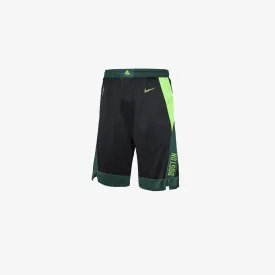 Boston Celtics City Edition Youth Swingman Shorts - Black