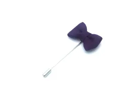 Bow Tie Lapel Pin, Purple