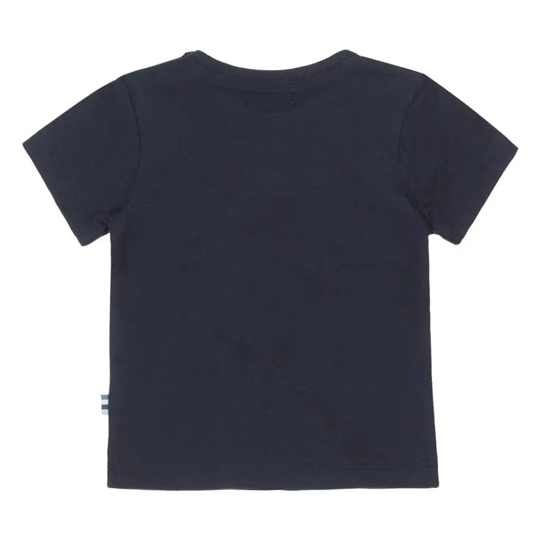 Boys T-shirt Blue With Sunglasses Print | Dirkje