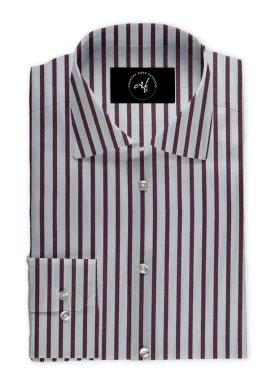 Burgundy Stripe Shirt