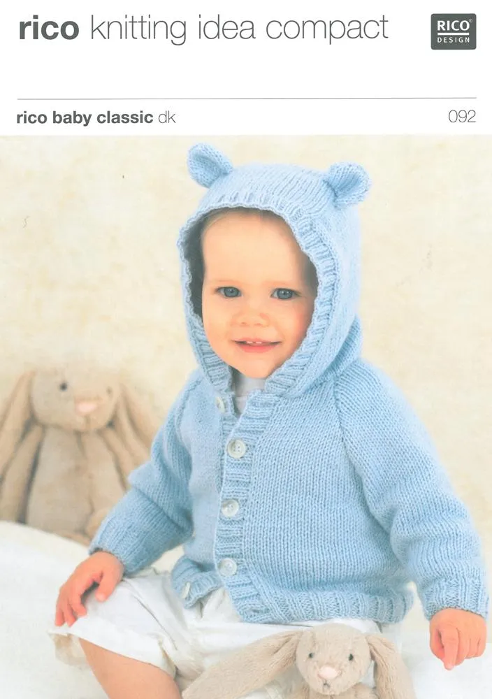 Cardigan and Hat in Rico Baby Classic DK (092)