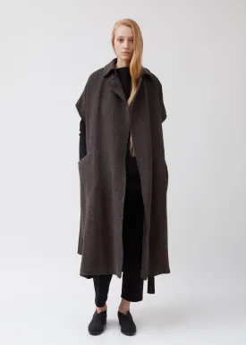 Cashmere Blend Sleeveless Trench