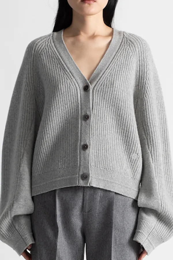 Cocoon Split Sleeve Cardigan in Heather Gray (Sold Out)