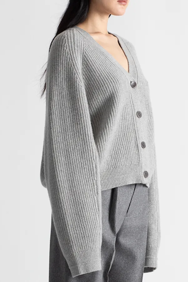 Cocoon Split Sleeve Cardigan in Heather Gray (Sold Out)