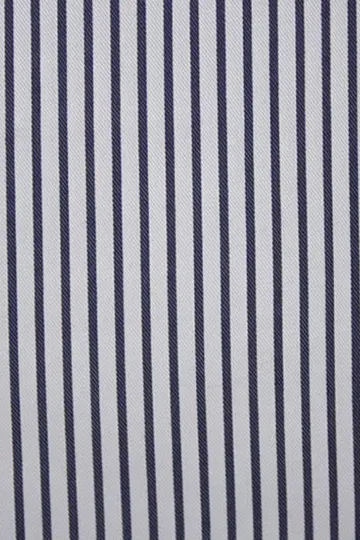 Dark Navy Blue Stripe Shirt