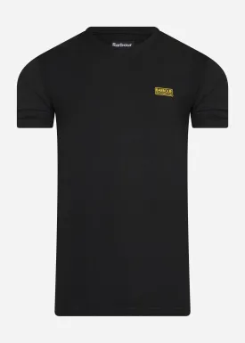 Essential small logo tee - black