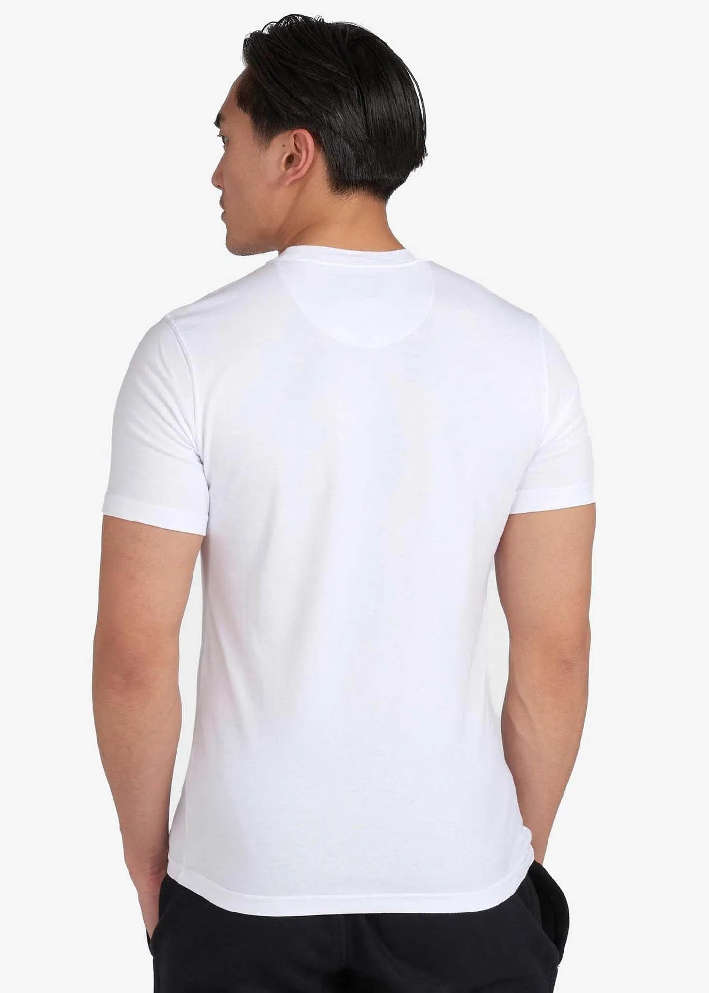 Essential small logo tee - white