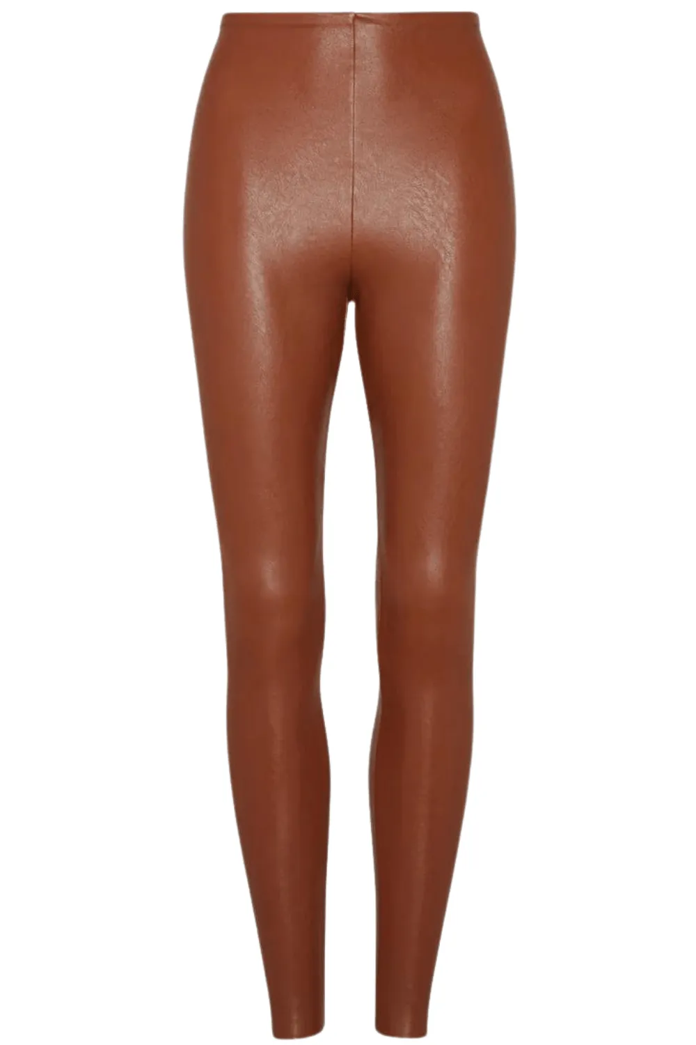 Faux Leather Leggings Cocoa