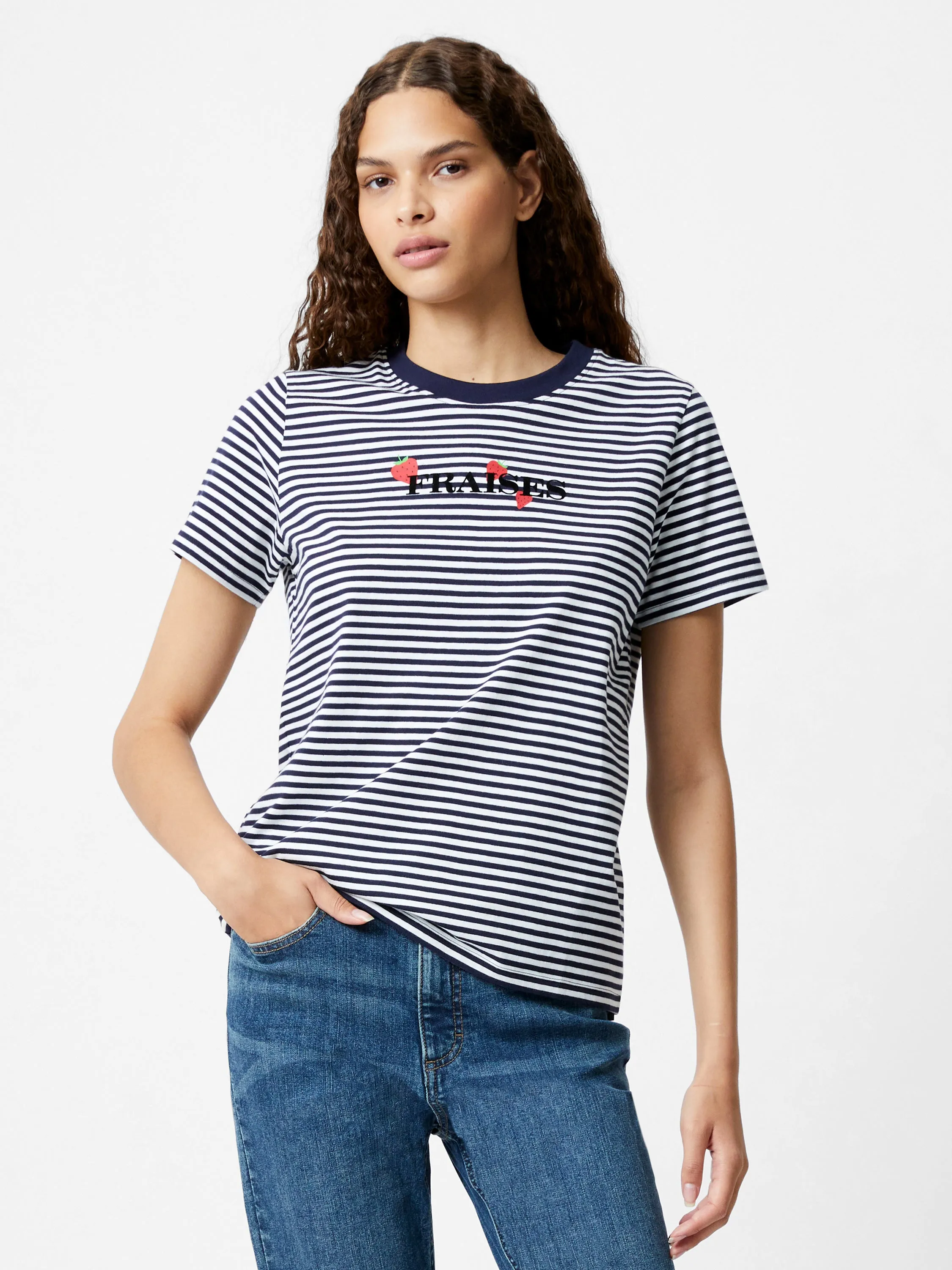 Fraises Stripe T-Shirt