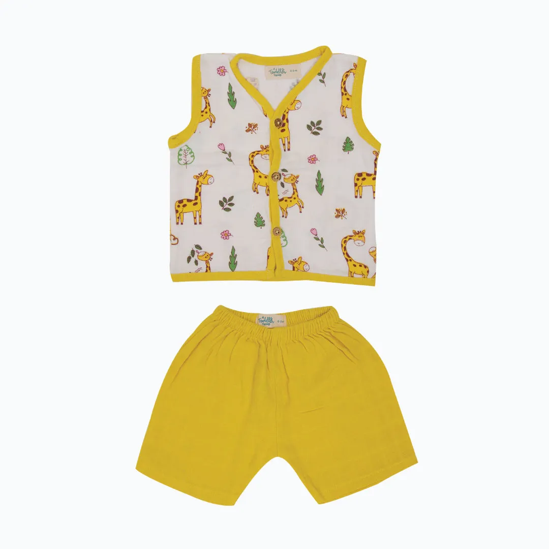 Happy Giraffe - Muslin Jabla and Shorts for Babies and Toddlers