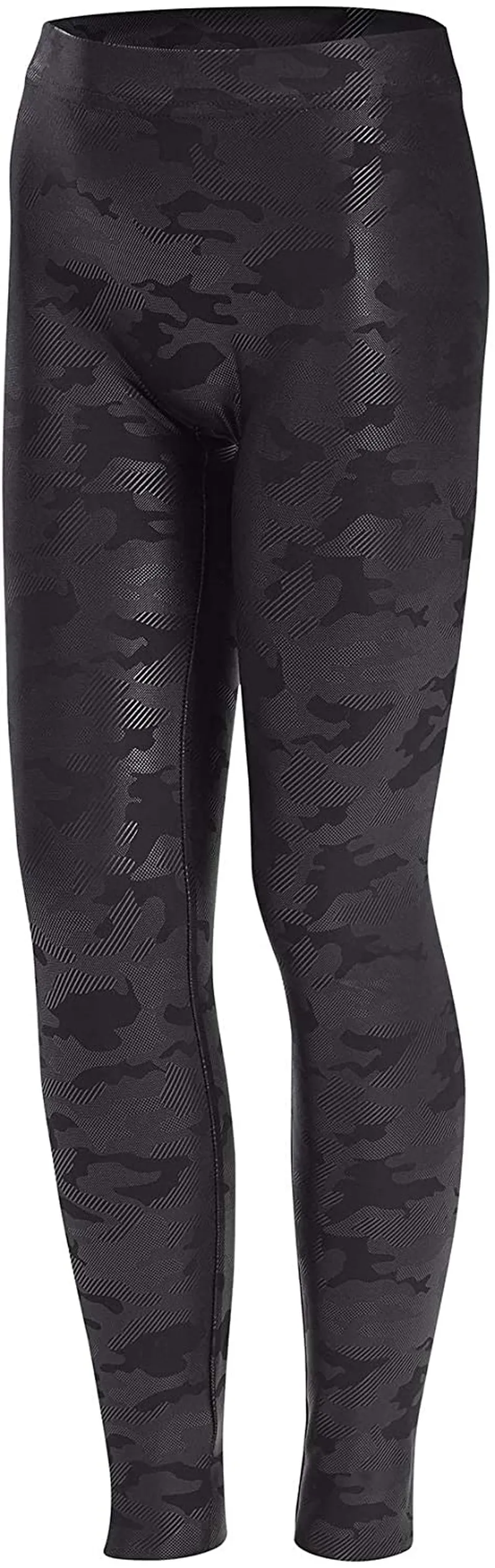 HUE Women's Big Girls' Faux Leather High Rise Leggings