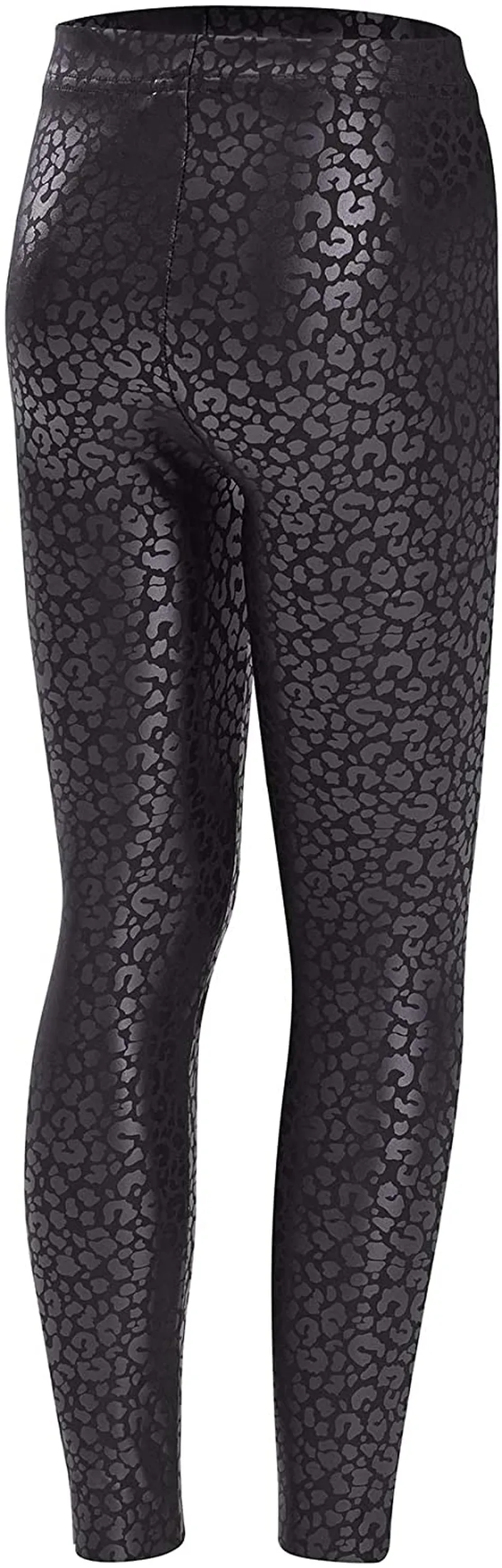 HUE Women's Big Girls' Faux Leather High Rise Leggings