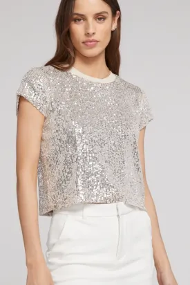 Kai Sequin Cropped T