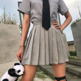 Kawaii Pleated Tennis Mini Skirt