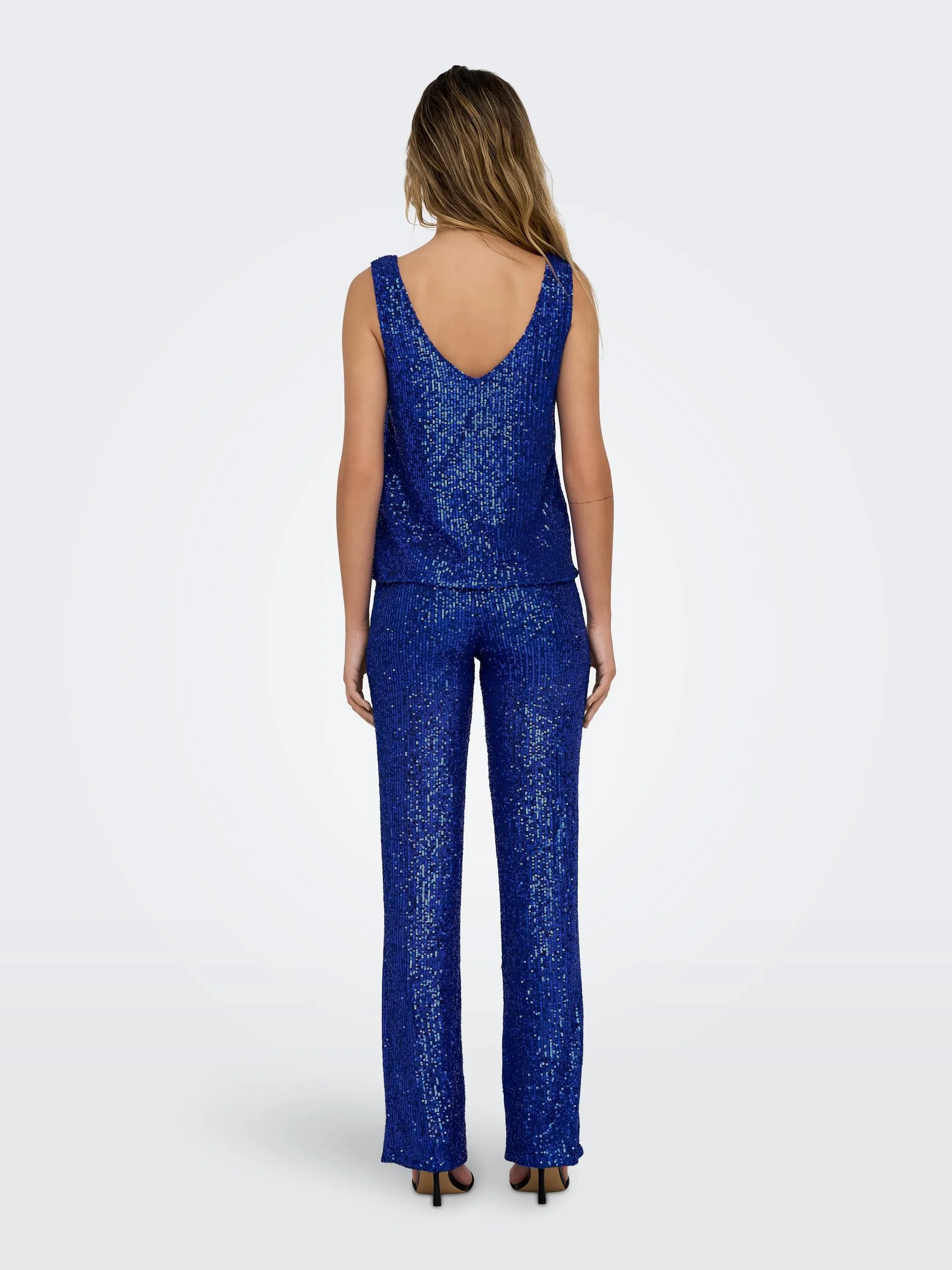 Lana Sequin Top - Bluing