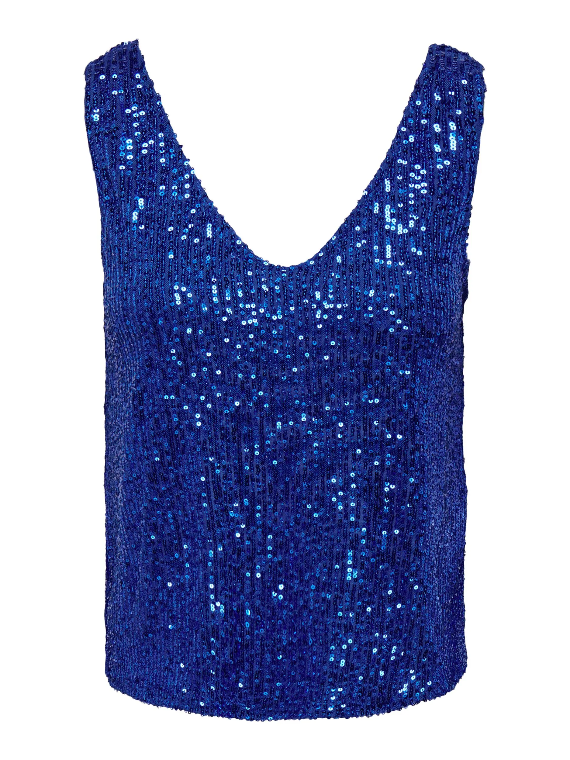 Lana Sequin Top - Bluing