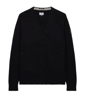 Lauda Knitted Wool Cardigan Black