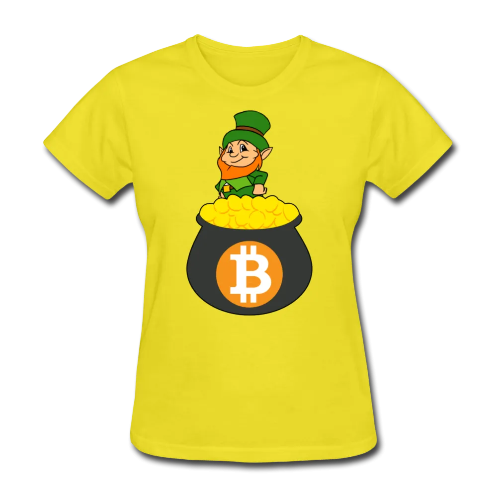 Leprechaun Bitcoin Women's T-Shirt