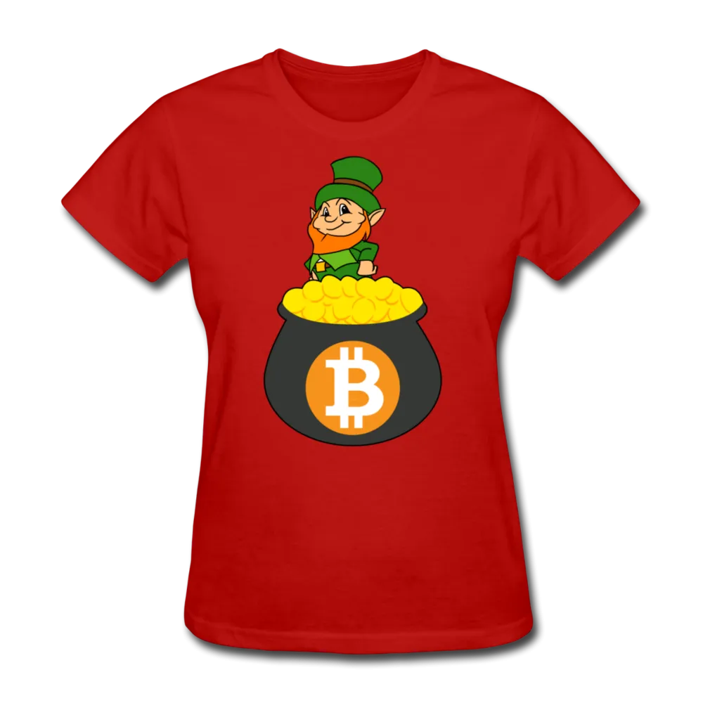 Leprechaun Bitcoin Women's T-Shirt