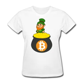 Leprechaun Bitcoin Women's T-Shirt