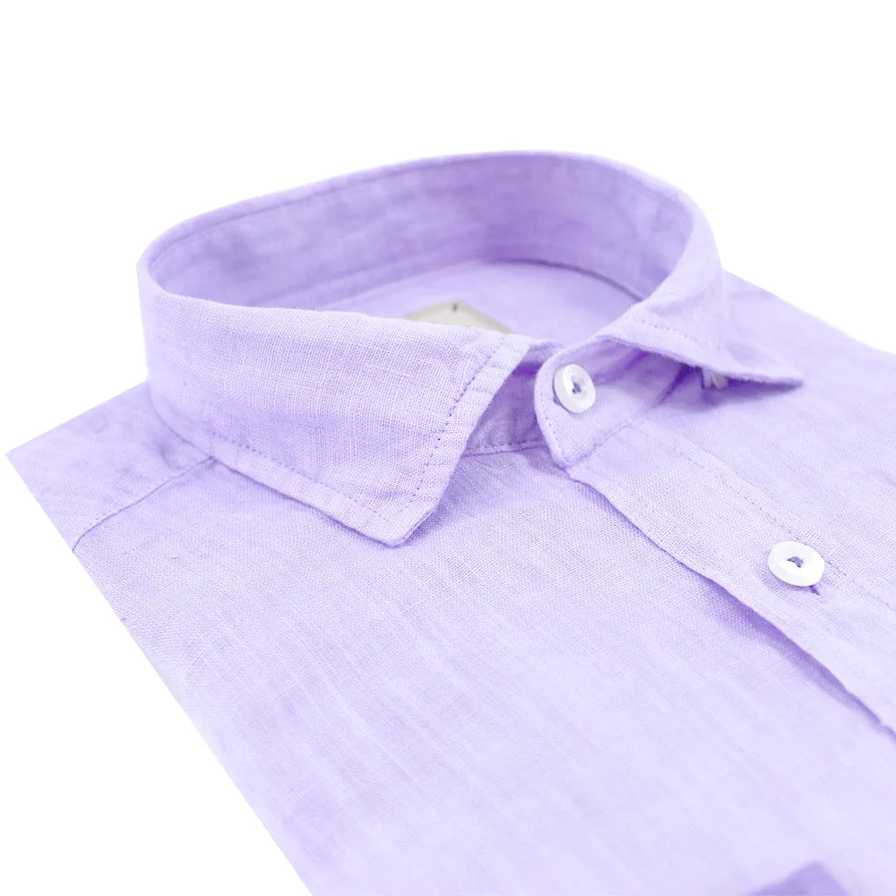 Lilac Ombré Linen Shirt