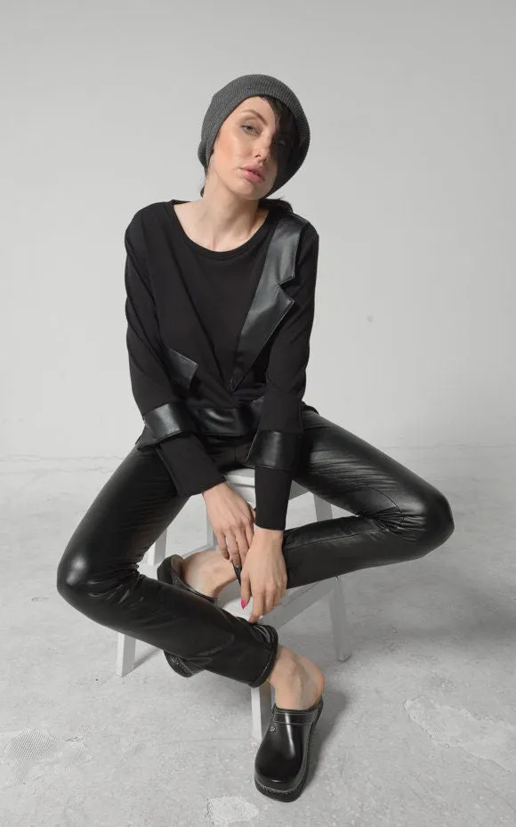 Long Leather Pants