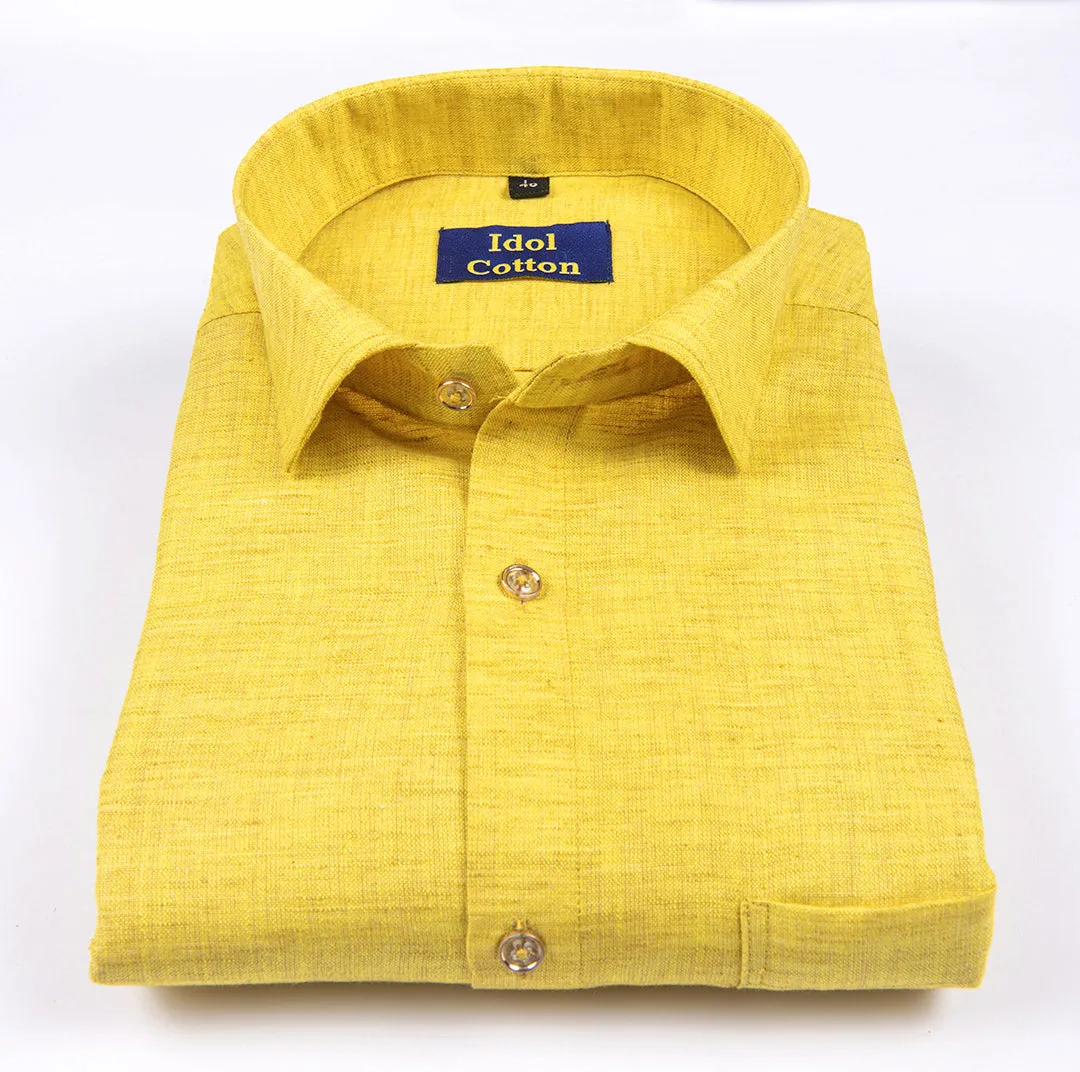 Loyal linen cotton gold colour