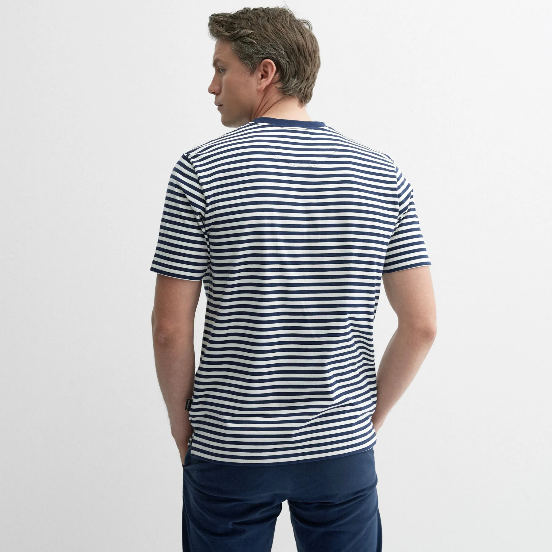 Markham Navy Stripe