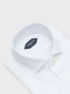 Mersino White Pure Linen Marina Shirt by Canclini