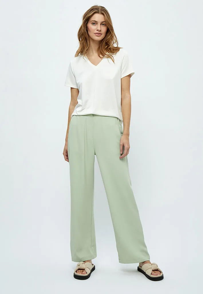 Mirell Wide Leg Pants - Green Mint