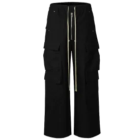 Noir Utility Drawstring Pants