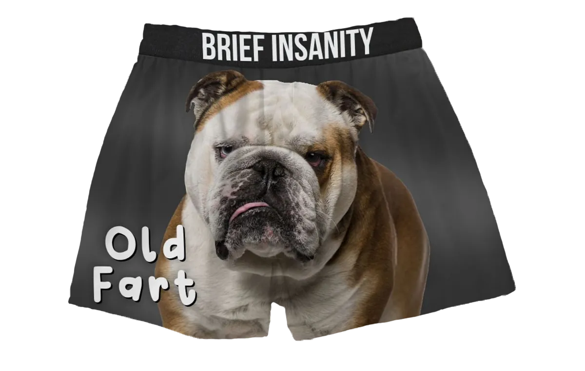 Old Fart Dog Boxer Shorts