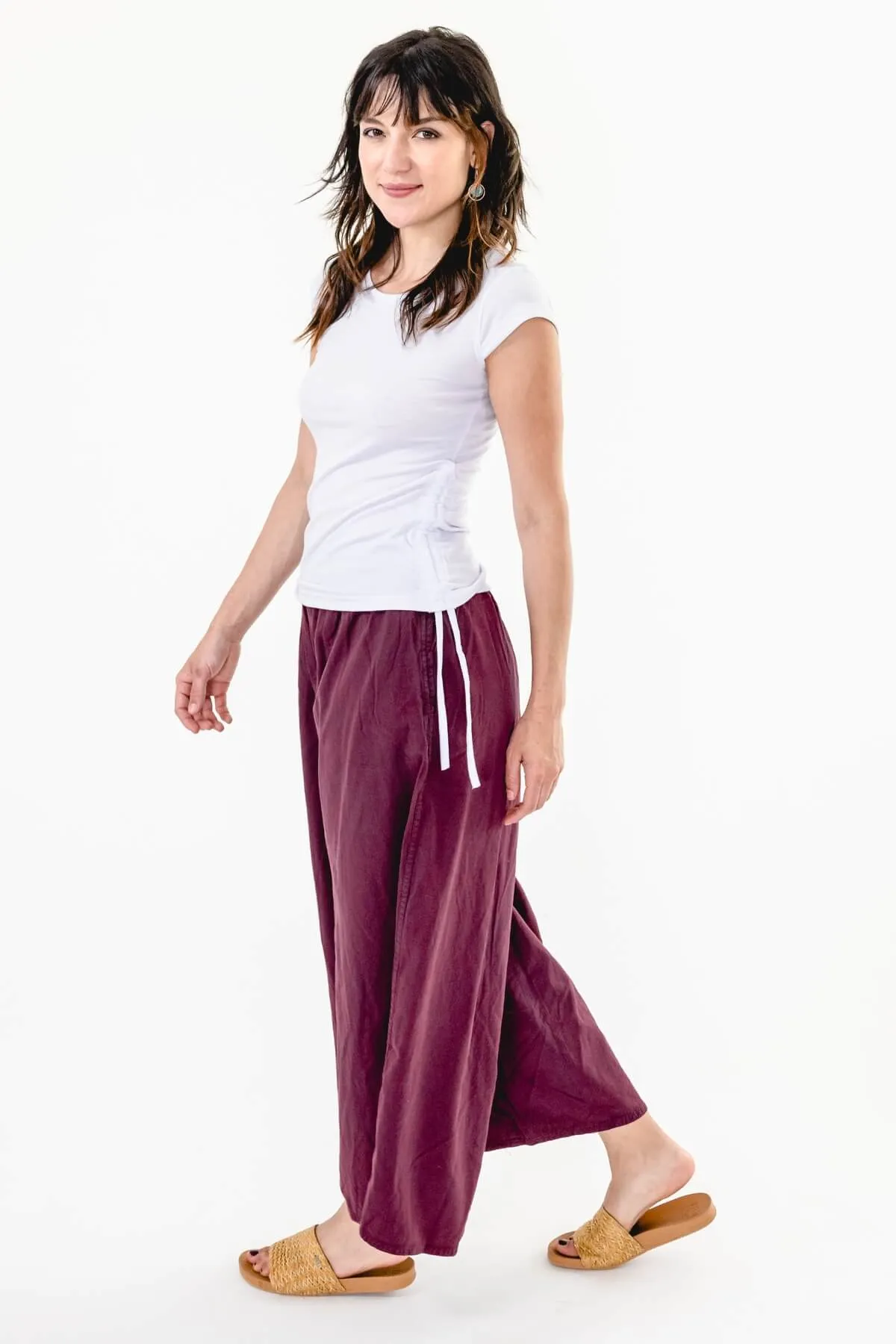 Palazzo Pants - Wine