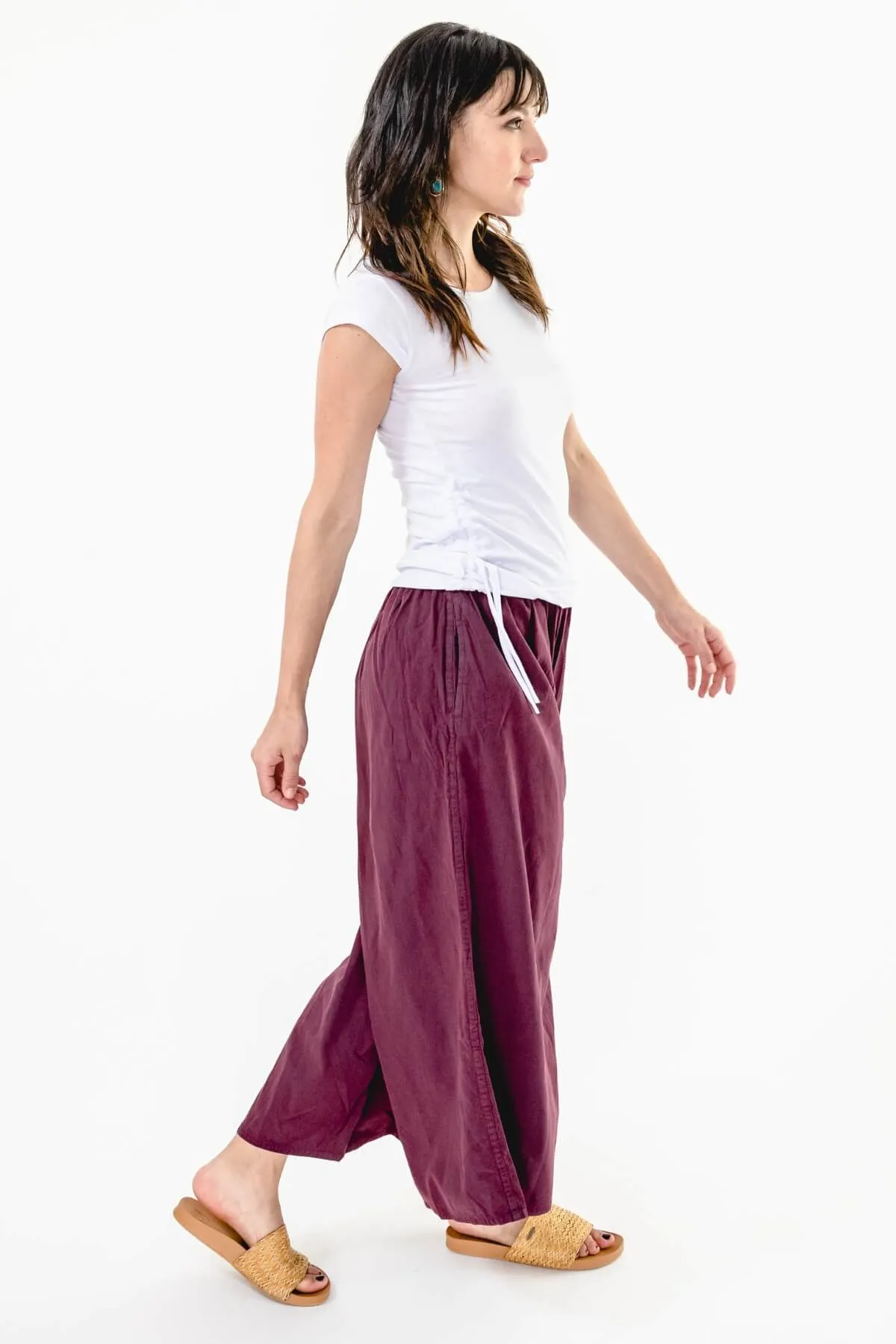 Palazzo Pants - Wine