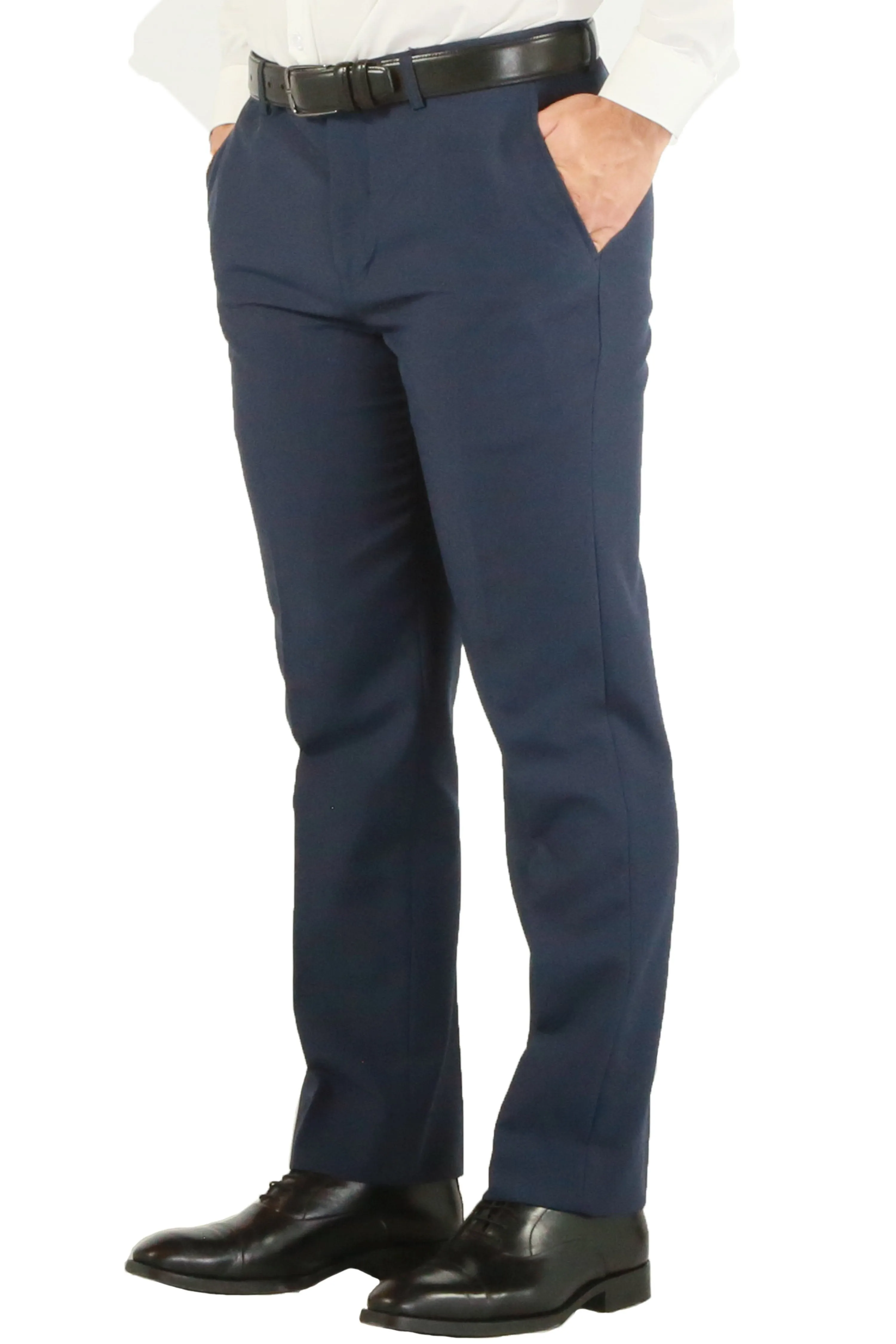 Paul Lorenzo 1969 Navy Solid Slim Fit Suit (2-Piece Set)