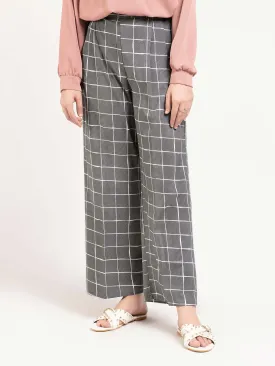 Printed Wide Leg Pants