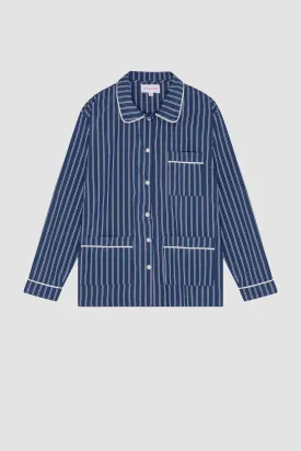 PYJAMAS SHIRT // DARK NEEDLE STRIPE