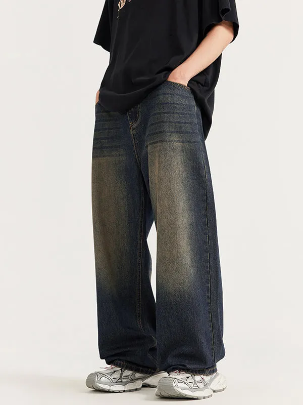 Rusty Blue Wide Leg Jeans