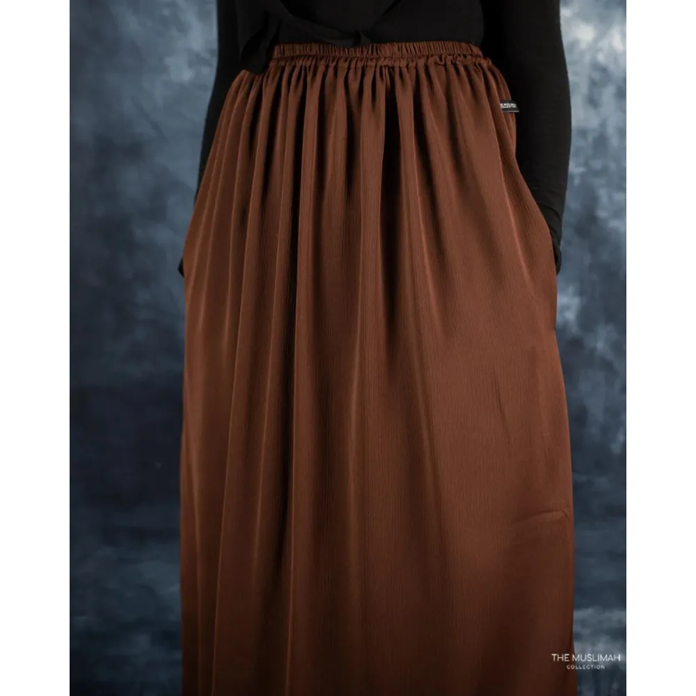 Sale Coffee Nida Flowy Skirt