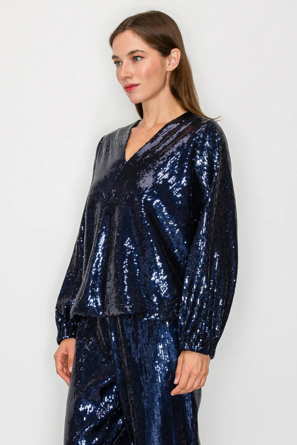 Sequin Top Long Sleeve