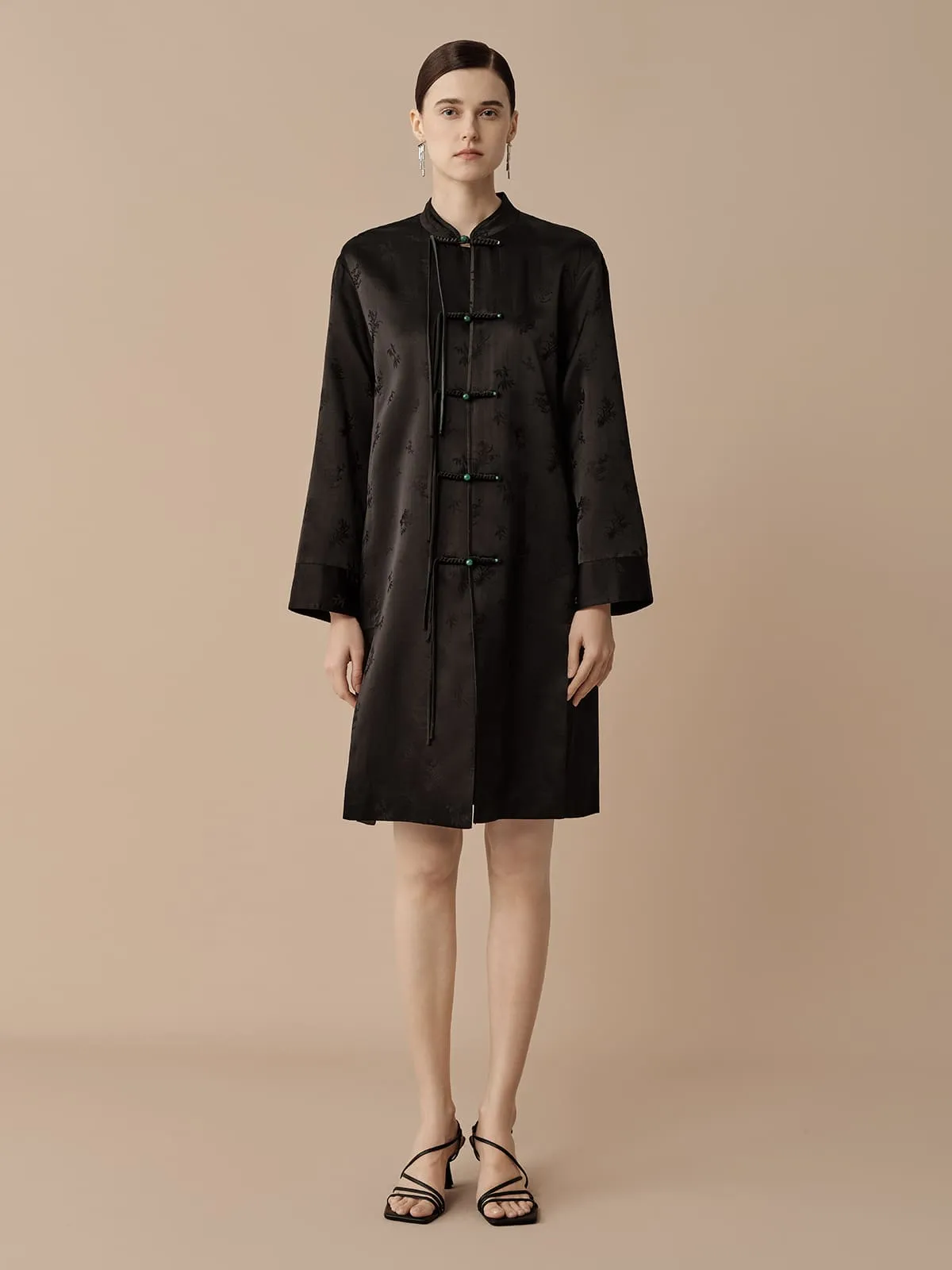 SILKINC Evening Sky Trench Coat