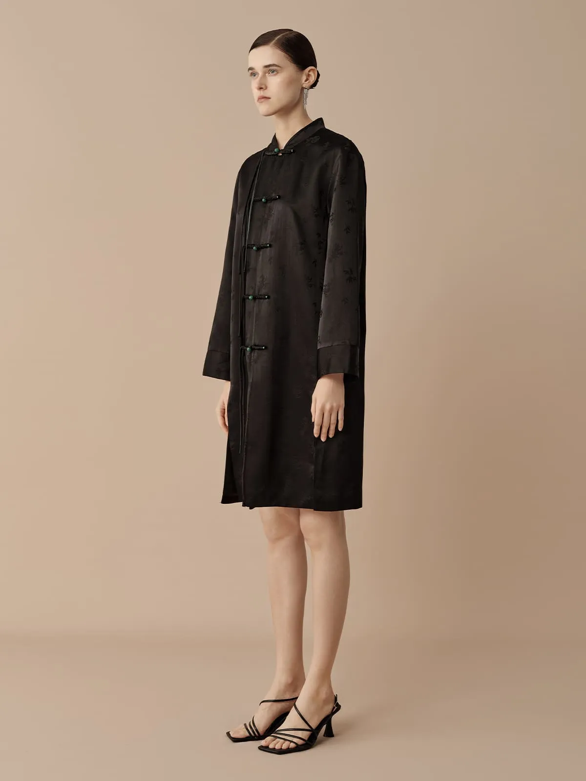 SILKINC Evening Sky Trench Coat