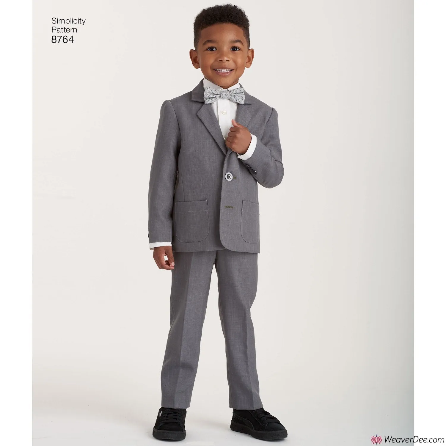 Simplicity Pattern S8764 Boys' Suit & Ties