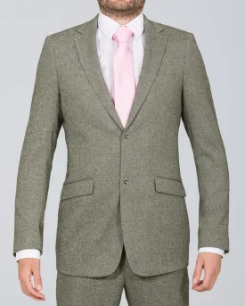 Skopes Jude Slim Fit Tall Suit Jacket (sage herringbone)