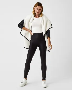 SPANXshape™ Faux Leather Fleece-Lined Leggings