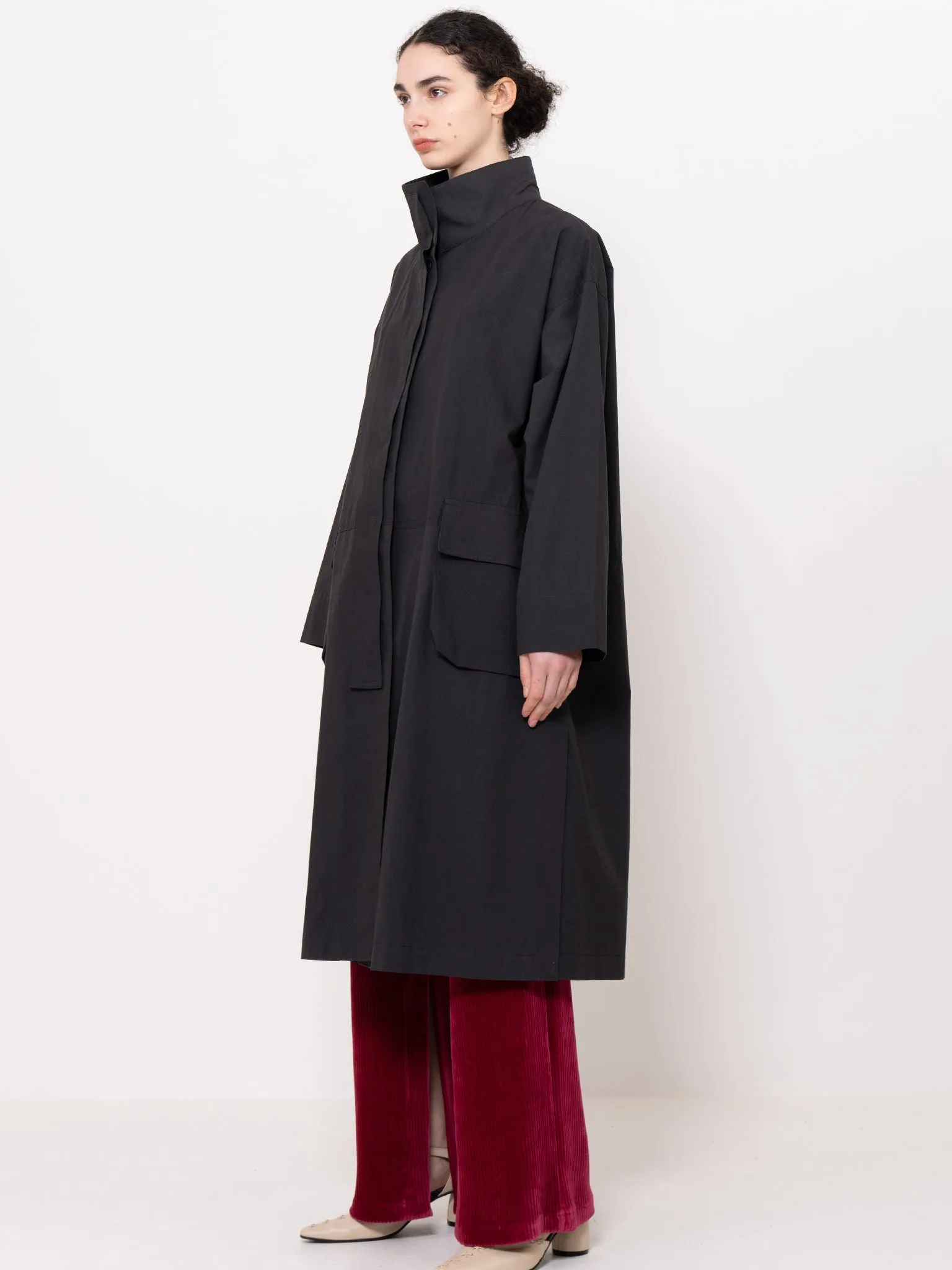 Straight Cotton Trench