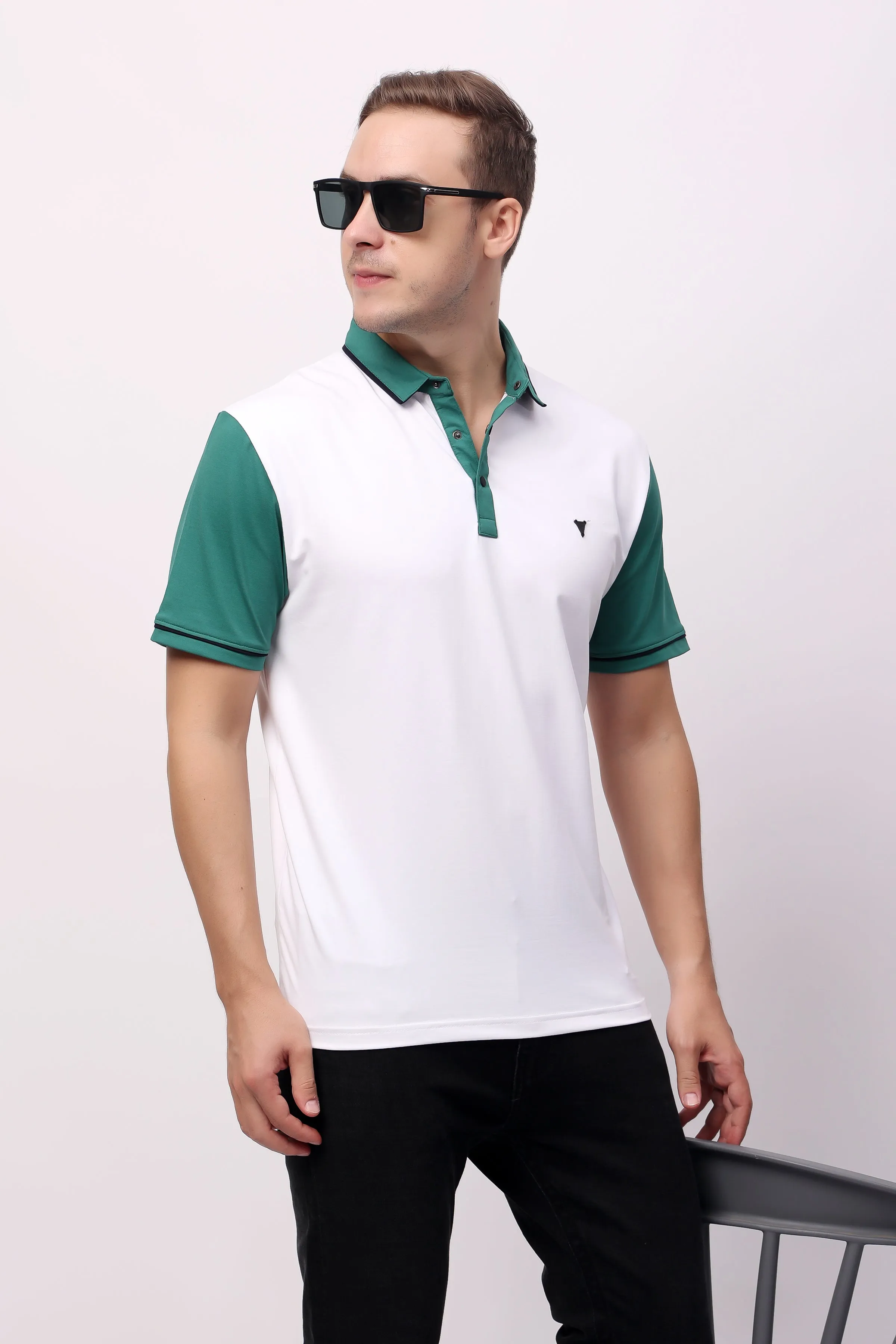 STYLOX SOLID POLO T-SHIRT FOR MEN