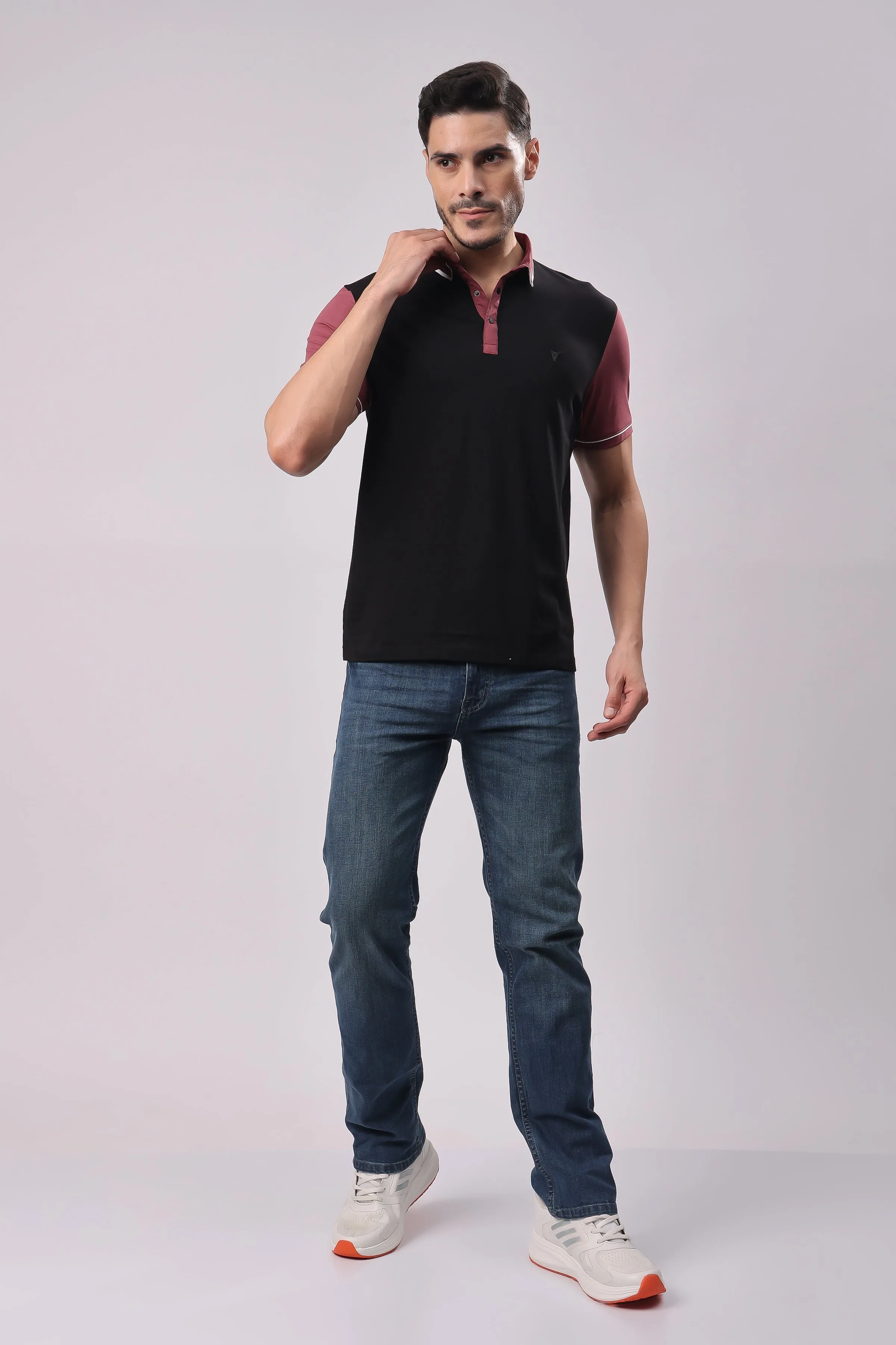 STYLOX SOLID POLO T-SHIRT FOR MEN