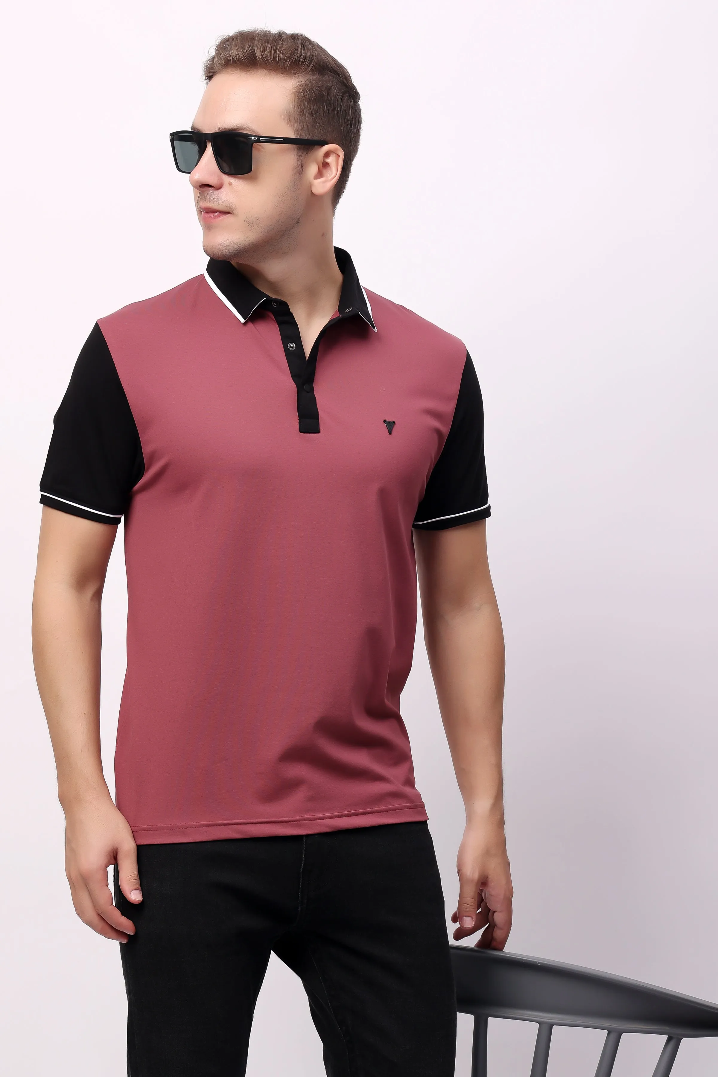 STYLOX SOLID POLO T-SHIRT FOR MEN